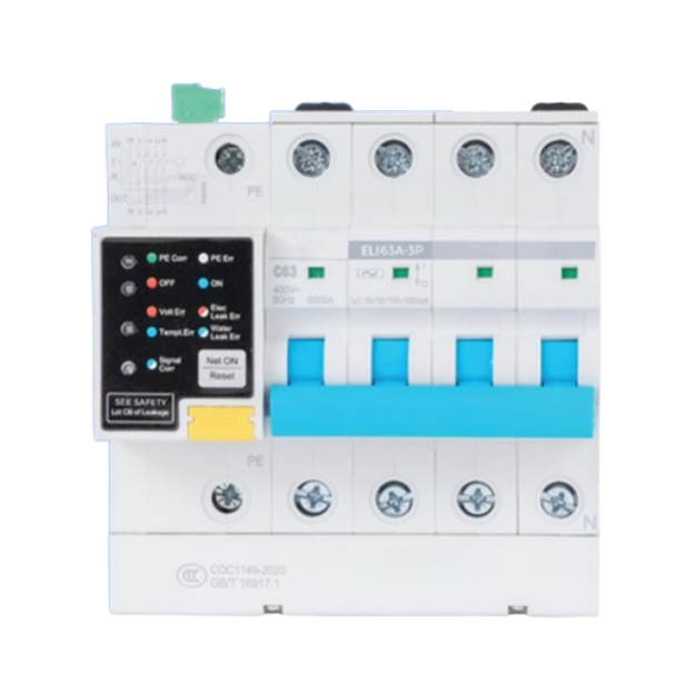 Thiết bị chống sốc điện cách ly công nghiệp ELI 63A - 3P